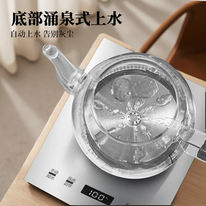 AUX Electric Kettle Glass Teapot With Temperature Control 100C Automatic Shut Off 360 Degree Base Heating - Product Image 2