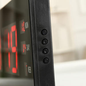 Reloj de pared con pantalla LED Digital inteligente moderno multifuncional <span class=keywords><strong>semanal</strong></span> transfronterizo hogar noche luz cuarzo electrónico - Product Image 4