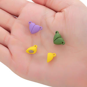 G1874 मिश्र धातु फैशन के सामान रंग का धातु मैग्नेट लटकन बटन सर्किल प्यार दिल आकर्षण चुंबकीय गहने बनाने के लिए - Product Image 4