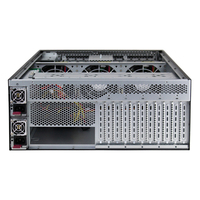 Caja Torre 8049ETX-8 4U Compatible con Placa Base de 12"*13" con Placa Posterior MINI HD SGPIO de 12GB para IA, Computación en la Nube y Big Data