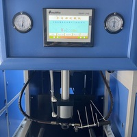 Máquina Sopladora de Botellas de Plástico PET Semiautomática de 2 Cavidades para Frascos de 100 mm