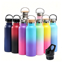 32oz 304 RVS Vacuümfles met handvat, 12-24 uur thermische isolatie, lekvrij, BPA-vrij, op maat gemaakte cola-vorm, sportfles