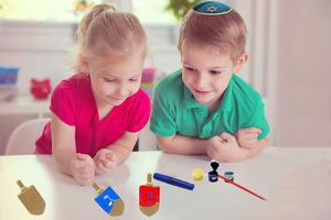 Kustom kayu alami yang belum selesai Chanukah <span class=keywords><strong>Dreidel</strong></span> desain Anda sendiri untuk usia 5-7 tahun - Product Image 6