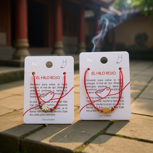 Bracelet de cheville en acier inoxydable avec cordon rouge, amulette porte-bonheur, protection, bijoux fins, unisexe, à porter au quotidien - Product Image 2