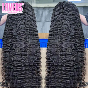 <span class=keywords><strong>Parrucca</strong></span> Frontale in Pizzo HD 13x6 Senza Colla con <span class=keywords><strong>Capelli</strong></span> Umani Vietnamiti Naturali da 40 Pollici Pre-Plucked per Donne - Product Image 2