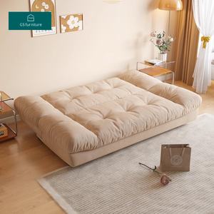 Canapé Convertible Moderne en Tissu, <span class=keywords><strong>Lit</strong></span> d'Appoint Élégant pour Chambre, Hôtel ou Appartement, Meuble Pliant <span class=keywords><strong>de</strong></span> Salon - Product Image 3