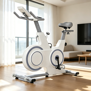 Cyclette Commerciale da Interno con Resistenza Magnetica, in Acciaio, Ecologica, Silenziosa, per Fitness Domestico, Autopropulsa, 140kg - Product Image 1