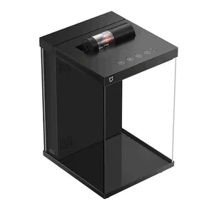 10L มินิมิจาขนาดเล็กสมาร์ทเดสก์ทอปแก้ว<span class=keywords><strong>ตู้</strong></span><span class=keywords><strong>ปลา</strong></span>ให้อาหารอัตโนมัติสำหรับ <span class=keywords><strong>Xiaomi</strong></span> สมาร์ท APP ควบคุม - Product Image 1
