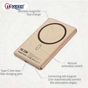 Banco de Energía Magnético PD de 22.5W al por Mayor, Cargador Portátil Personalizado de 5000 mAh, Carga Inalámbrica Rápida para Teléfono Celular - Product Image 3