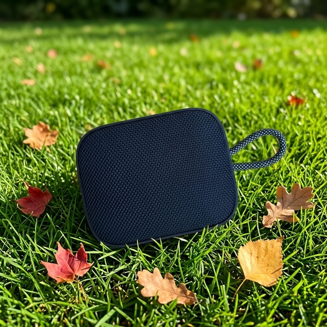 Compact Bluetooth Speaker IPX7 AURACAST 5W Output Removable Battery Long Endurance Hands-Free Function Best for Branded Gifts