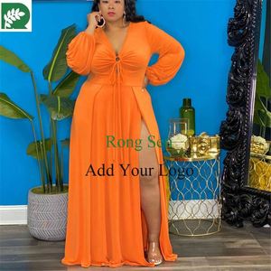 Size Neck Maxi <strong>Dress</strong> With <strong>Seductive</strong> Cut Out - Ruched Front &amp;amp; High Stretch - Curvy Womens Glamorous <strong>Evening</strong> Gown - Product Image 4