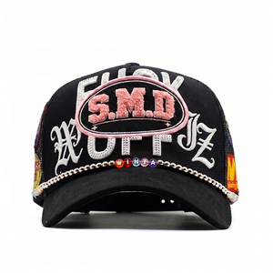 Nuovo Arrivo Cappellini da Baseball Curvi in Suede Sportivi con Logo Ricamato, Regolabili, Unisex, a 5 Pannelli, Realizzati in SMD - Product Image 1