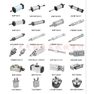 Cilindro Neumático Estándar Airtac SDA80 Slim 5 10 15 20 25 30 40 50 60 70 80 90 100 - Product Image 3