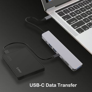 Computer Hardware Docking Station 7 in 1 Hub Type <b>C</b> to 4K HDTV <b>USB</b> 3.0 <b>USB</b> 2.0 TF SD PD <b>USB</b> <b>C</b> Hub <b>Adapter</b> - Product Image 5