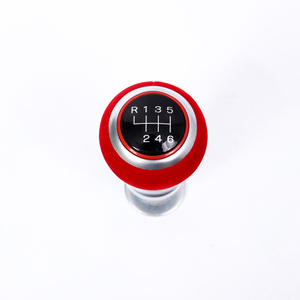 Pomello del cambio per auto in pelle scamosciata rossa opaca <span class=keywords><strong>Dildo</strong></span> per vw golf Audi A4 S4 B8 8K / A5 8T / Q5 - Product Image 4