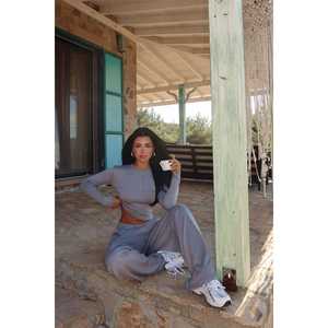 Ensemble haut et bas pour femmes Smoked for Rapha, vêtements de nuit confortables - Product Image 2