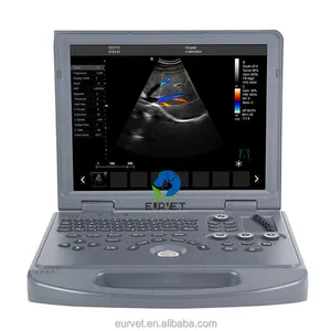 EUR PET, новый дизайн, 15-дюймовый ЖК-дисплей, высококачественный ПК для ноутбука, Bw, ультразвуковой сканер, ветеринарный портативный, для медицинского использования