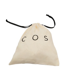 Bolsas de tela de algodón orgánico personalizadas al por mayor 2023 para promoción, tipo saco, para velas de azúcar - Product Image 5