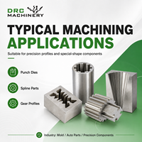 Machine de découpe à fil CNC DRH2016LS à plateau rigide, système de filtration stable pour la fabrication de moules et de pièces de précision