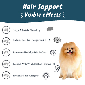 Suplemento Natural para Mascotas con Omega-3, Fibra de Arándano, Absorción Rápida, Seguro, para el Alivio de las Bolas de Pelo, con Vitaminas E y D3 - Product Image 2