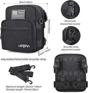 Nueva Llegada, Bolsa de Pecho Personalizada para Hombre, Bolso de Hombro, Bolso de Mano, Riñonera Deportiva de Gran Capacidad para Hombre - Product Image 6