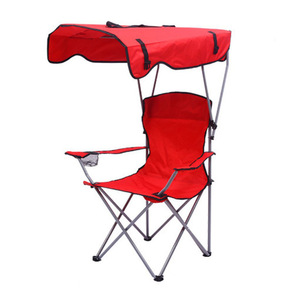 Outdoor Lightweight <strong>Cheap</strong> <strong>Folding</strong> Armrest Camping <strong>Chair</strong> With Sunshade Canopy - Product Image 4