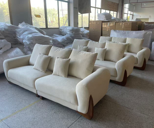 KMJ <span class=keywords><strong>Divano</strong></span> Letto Nordico per <span class=keywords><strong>Soggiorno</strong></span>, Struttura in Legno, Tessuto Moderno Minimalista, Set di Divani per Arredamento <span class=keywords><strong>Soggiorno</strong></span> - Product Image 3