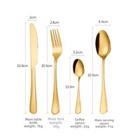 DINGYONG OEM/ODM – Ensemble de couverts 24 pièces en acier inoxydable écologique 1010, directement de l'usine, coffret cadeau, couteau à steak, fourchette et cuillère de style occidental