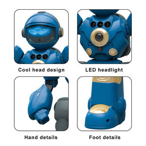 Robot de Diálogo Educativo Inteligente con Grabación por Presión Prolongada, Juguete Electrónico Musical para Niños y Niñas, Hecho de ABS - Product Image 4