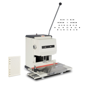 Máquina Perforadora de Papel Ajustable Uving A5 A6 de 6 Orificios con Placa Móvil para Procesamiento de Papel - Product Image 1