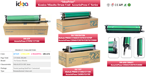 Venta Directa de Fábrica, Unidad de Tambor DR629 Remanufacturada Compatible (Tambor OPC Katun 400K) para Konica Minolta AccurioPress C7090 C7100 - Product Image 2