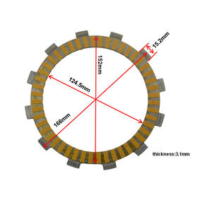 Plaque d'embrayage de moto pour YAMAHA <span class=keywords><strong>FZ1000</strong></span> XJR1300 ZR-7 ZR7 750E MT-01 1700 XV1900 YZFR1 YZF1000 XJR1200 - Product Image 2