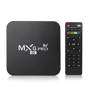 Factory Wholesale MXG PRO 4K Ott Smart Android 7.1 9.0 10.0 11.0 Cheapest Android Tv Box