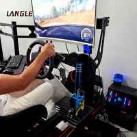 PC PS4 PS5 Gaming Racing Sim Simulator Cockpit de conduite pour Simorreal G25 G27 G29 G920 Voiture SC GTR Sim Racing G4 Motion Dynamic
