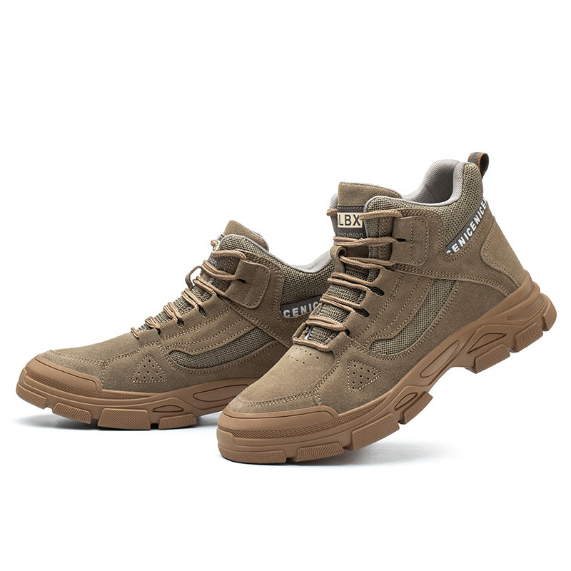 DianSen, лидер продаж, индивидуальные защитные рабочие ботинки, Противоударная резиновая подошва, износостойкая легкая обувь