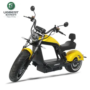 Adult moped electric fowerful 2000w fat tire wheel electric scooter motorcycle