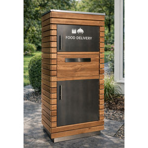 Caja <span class=keywords><strong>de</strong></span> Paquetería JDY Nueva, <span class=keywords><strong>de</strong></span> Acero Galvanizado Resistente a la Intemperie, con Revestimiento <span class=keywords><strong>de</strong></span> Madera, Compartimento para Almacenamiento <span class=keywords><strong>de</strong></span> Alimentos, Capa <span class=keywords><strong>de</strong></span> Aislamiento - Product Image 1