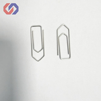 Clips de papier en métal triangulaires évidés, forme créative, personnalisables, très populaires, pour usage professionnel, vente en gros, papeterie multifonctionnelle