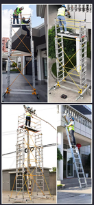 Ponteggio Mobile Telescopico Multifunzionale in Lega di Alluminio, Bestseller - Product Image 6