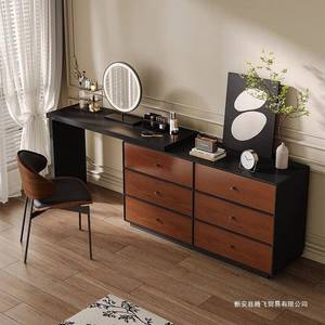 Pháp Phong Cách Rắn Gỗ Bàn Trang Điểm Phân EO Lớp Cổ Điển Shabby Chic Đồ Nội Thất Phòng Ngủ Đứng Gương Cho Căn Hộ Sử Dụng - Product Image 5