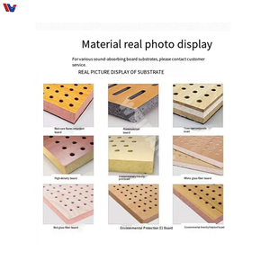 Panneau MDF à motifs pour une absorption acoustique haute efficacité, design moderne, utilisation dans le salon et la chambre à coucher - Product Image 6