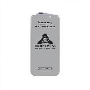 <span class=keywords><strong>Protection</strong></span> d'écran en verre trempé 3D sans bordure anti-ESD et anti-espion pour <span class=keywords><strong>iPhone</strong></span> 18 Pro Max 17 Air 16 Pro 15 Plus 14 13 12 11 Xs Max 6/<span class=keywords><strong>7</strong></span>/8 - Product Image 1