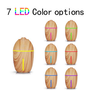 Wooden Mini Humidifier 0.5L USB Powered Desktop Air <b>Moisturizer</b> For Home Office Car Use - Product Image 3