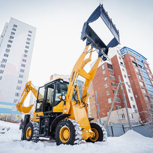 Desain baru harga pabrik 4x4 pemuat depan tipe rupa 1Ton 1000kg ekskavator Backhoe <span class=keywords><strong>Loader</strong></span> dengan 4 ember In1 - Product Image 1