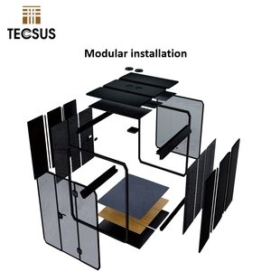 Cabine de repos moderne en aluminium insonorisée pour passagers en transit - Product Image 6