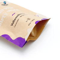Sachets refermables biodégradables à fermeture éclair pour emballages alimentaires, bonbons et snacks