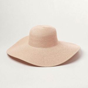 Sombrero de Paja para Mujer, Ala Ancha, Estilo Casual, para Playa, Verano, Viajes, Venta al Por Mayor - Product Image 3