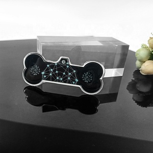 CAMAZ Tarjeta Cuántica de Energía para Mascotas, Colgante de Hueso para Perros, Tarjeta de Iones Negativos para el Cuidado de la Salud, Tarjeta de Terahercios para Collar - Product Image 5