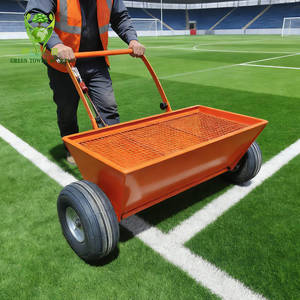 Machine à pousser manuelle pour le remplissage de <span class=keywords><strong>gazon</strong></span> artificiel, épandeur de granulés de sable, de caoutchouc et de béton - Product Image 4