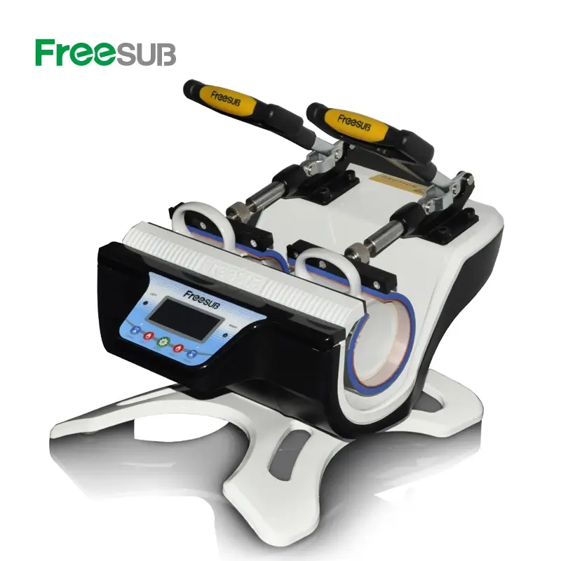 Freesub Double station Sublimation mug heat press machine magic mug printing machine ST-210